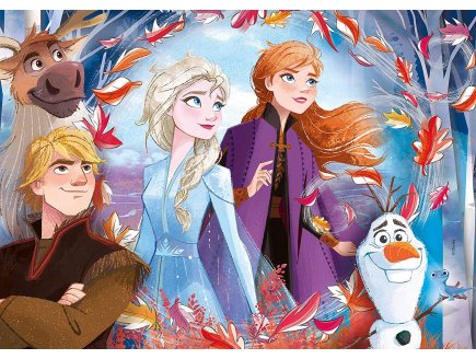 4 puzzles enfant Disney Reine des Neiges : Elsa et Olaf Sven Anna 20 - 60 pi�ces - Clementoni 21307