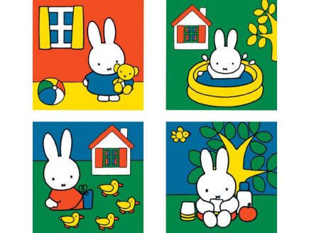 4 puzzles progressifs lapin miffy 6 - 9 - 12 - 16 pieces - Ravensburger - 071142