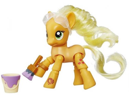 Applejack artiste peintre  - explore equestria my little pony - Mon petit poney - hasbro - b8022