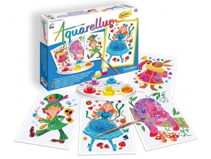 Aquarellum junior alice au pays des merveilles - Sentosphere - 6501 - peinture