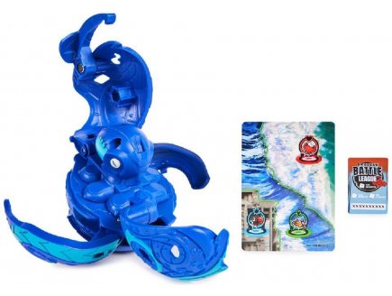 Bakugan battle league - pack deka octogan : 1 grande boule jumbo bleue - spin master 20142173