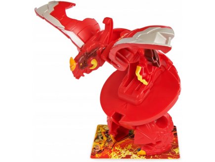 Bakugan battle league - pack deka titanium dragonoid : 1 grande boule jumbo rouge - spin master 20142170