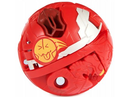 Bakugan battle league - pack deka titanium dragonoid : 1 grande boule jumbo rouge - spin master 20142170