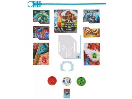 Bakugan Battle League : Starter Pack sp�cial attaque 3 boules : Hammerhead Bruiser Ventri - Saison 6 - Spin Master