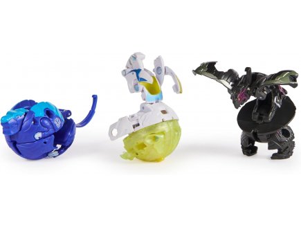 Bakugan Battle League : Starter Pack sp�cial attaque 3 boules : Nillious Titanium Dragonoid - saison 6 - Spin Master 20142185