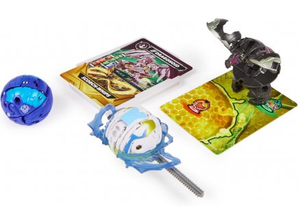 Bakugan Battle League : Starter Pack sp�cial attaque 3 boules : Nillious Titanium Dragonoid - saison 6 - Spin Master 20142185