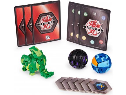 Bakugan battle planet - pack de demarrage trunkanious : 3 boules - Spin master - 20118472