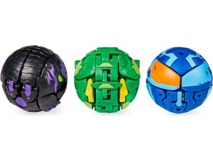 Bakugan battle planet - pack de demarrage trunkanious : 3 boules - Spin master - 20118472