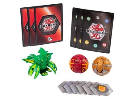 Bakugan battle planet - pack de demarrage ventus krakelios : 3 boules - Spin master 20108794