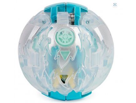 Bakugan evolutions : blitz fox avec carte - boule transparente - platinum series - saison 4 - Spin master 20135946
