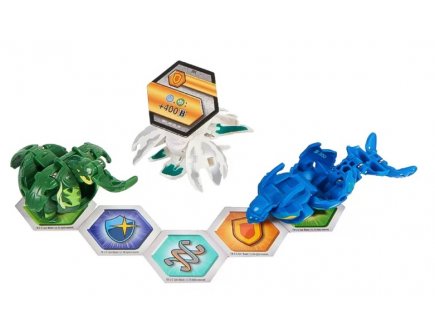 Bakugan evolutions : pack de demarrage 3 boules : krakelios - centipod - maxodon - saison 4 - Spin master 20140289