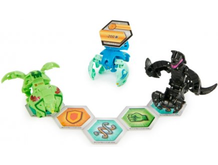 Bakugan evolutions : pack de demarrage 3 boules : tretorous pharol neo dragonoid - saison 4 - Spin master 20137397