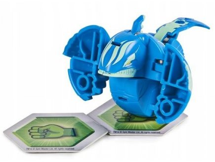Bakugan evolutions : warrior whale avec carte - boule bleue - saison 4 - Spin master 20138048