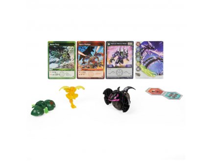 Bakugan evolutions : warrior whale - nano sledge - nano fury - platinum power up - saison 4 - Spin master 20138080