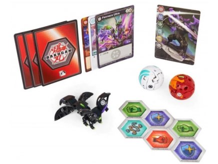 Bakugan geogan rising : pack de demarrage 3 boules : fenneca ultra - crustillion - nillious - saison 3 - Spin master 20135563