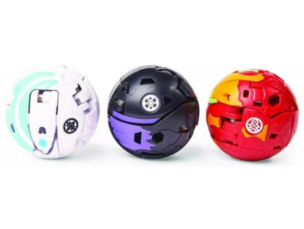 Bakugan geogan rising : pack de demarrage 3 boules : fenneca ultra - crustillion - nillious - saison 3 - Spin master 20135563