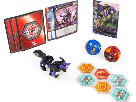 Bakugan geogan rising : pack de demarrage 3 boules : toronoid behemos ninjiton - saison 3 - Spin master 20135562