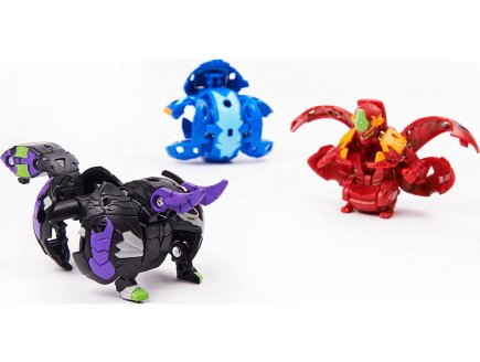 Bakugan geogan rising : pack de demarrage 3 boules : toronoid behemos ninjiton - saison 3 - Spin master 20135562