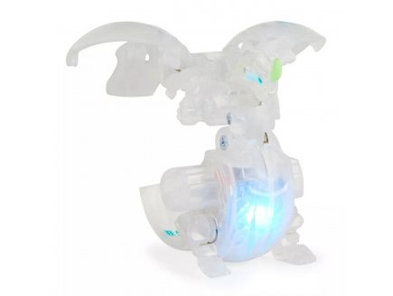 Bakugan legends : dragonoid avec carte - boule blanche transparente - nova series - saison 4 - Spin master 20139748