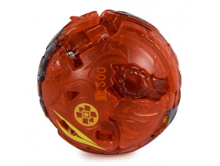 Bakugan legends : dragonoid x nillious avec carte - boule rouge transparente - nova series - saison 4 - Spin master 20139752