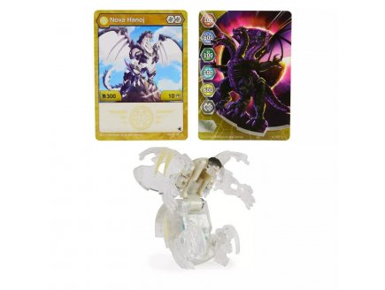 Bakugan legends : hanoj avec carte - boule transparente - nova series - saison 4 - Spin master 20139749