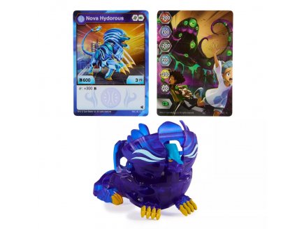 Bakugan lgends : hydorous avec carte - boule rouge - nova sries - saison 4 - Spin master 20139751