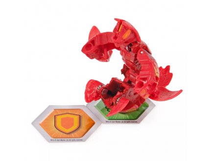 Bakugan legends : neo dragonoid avec carte - boule rouge - platinum sries - saison 4 - Spin master 20140215