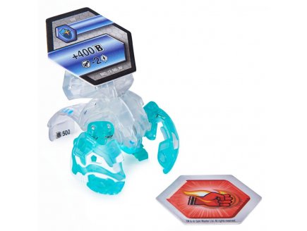 Bakugan ultra armored alliance : tretorous + baku-gear avec carte - boule transparente - saison 2 - Spin master 20124270