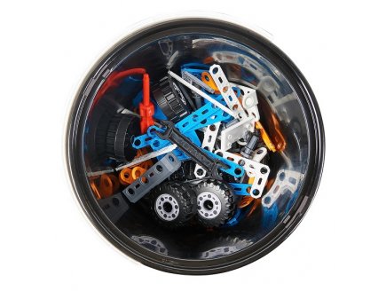 Baril multi modeles 150 pieces - Meccano junior - 23101 - jeu de construction