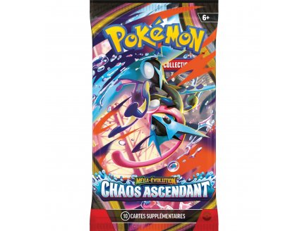 Booster Pok�mon M�ga-�volution ME04 - Chaos Ascendant - Asmodee - cartes a collectionner Fran�aise