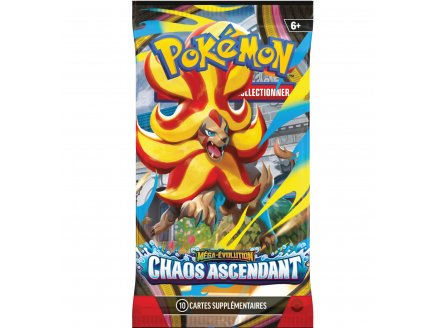 Booster Pok�mon M�ga-�volution ME04 - Chaos Ascendant - Asmodee - cartes a collectionner Fran�aise