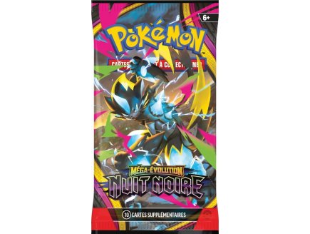 Booster Pok�mon M�ga-�volution ME05 - Nuit Noire - Asmodee - cartes a collectionner Fran�aise