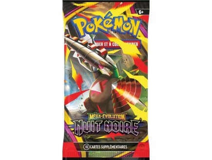 Booster Pok�mon M�ga-�volution ME05 - Nuit Noire - Asmodee - cartes a collectionner Fran�aise