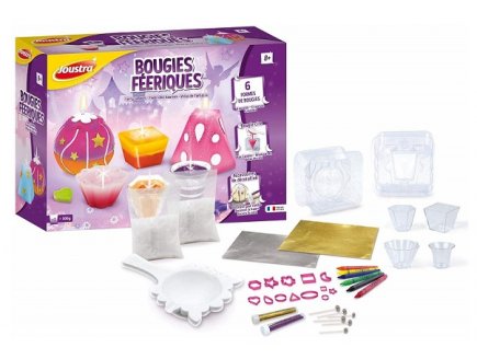 Bougies feeriques - Joustra - j45026 - coffret creatif bougies