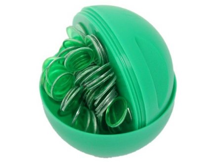 Boule de loto magnetique numerotee vert + 100 pions de loto - ramasse pions - Lotoquine