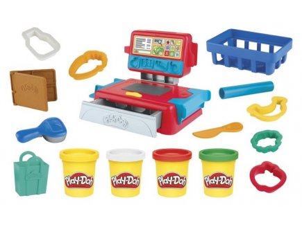 Caisse enregistreuse play-doh - supermarche - pate a modeler - Hasbro - e6890