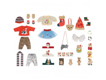 CALENDRIER DE L'AVENT BABY BORN 2023 - VETEMENTS ET ACCESSOIRES POUPON 43 CM - ZAPF CREATION 