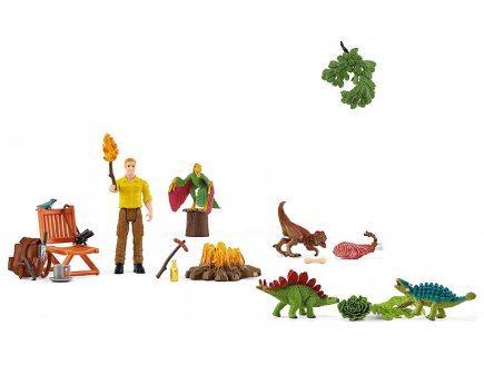 Calendrier de l'avent dinosaures noel 2022 - schleich - 98644 - figurines jurassic