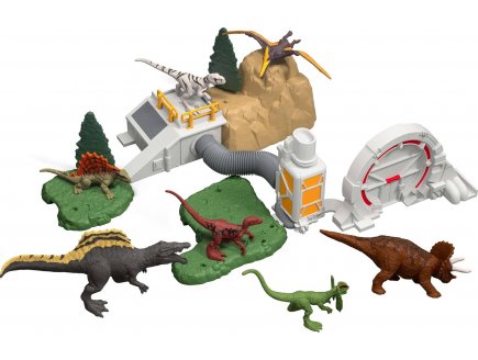 Calendrier de l'avent Jurassic World Rebirth 24 surprises (18 Dinosaures inclus & accessoires) - Mattel JGB67