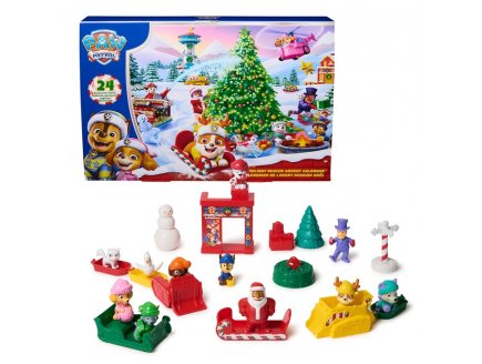 Calendrier de l'avent Pat Patrouille 2025 Mission Noël - Paw Patrol - Figurines, vehicules, Accessoires - Spin master