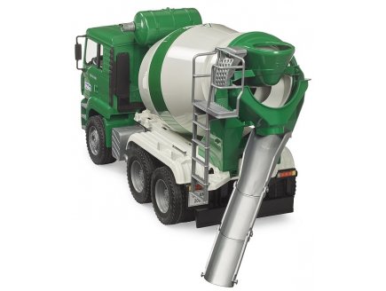 CAMION BETONNIERE MAN TGA - BRUDER - 02739 - TOUPIE A BETON, VEHICULE CHANTIER