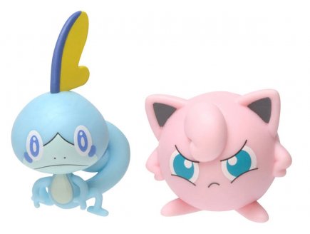 Coffret 2 Pokmon battle figure larmeleon + rondoudou - Pokmon - figurine action - 97627