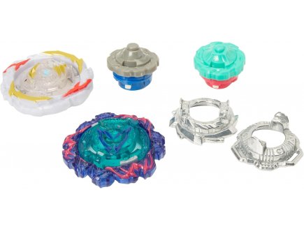 Coffret 2 toupies beyblade burst quad strike : ambush achilles a8 et gambit dragon d8 - hasbro