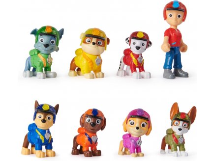 Coffret 8 figurines pat patrouille : marcus chase stella ruben tracker zuma rocky ryder - Spin master 20139040