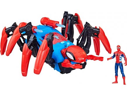 Coffret araignee de combat spider-man marvel - vehicule, figurine - hasbro - f7845
