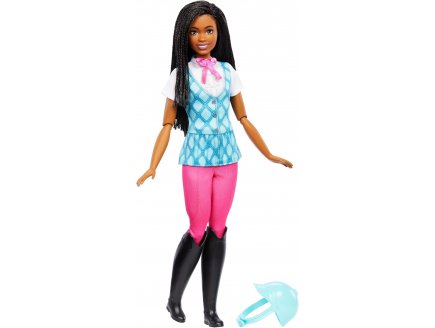 Coffret barbie cavali?re poup?e barbie + accessoires - collection centre ?questre - poup?e mannequin - Mattel - hxj39