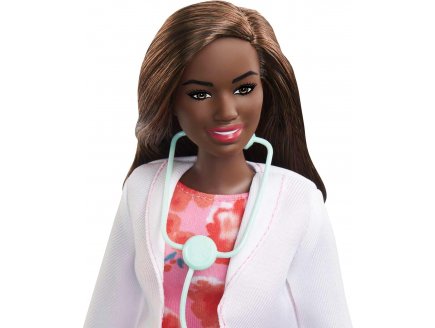 Coffret Barbie Docteur : Poupée Barbie Médecin + accessoire - Poupée mannequin - Mattel - GYT29