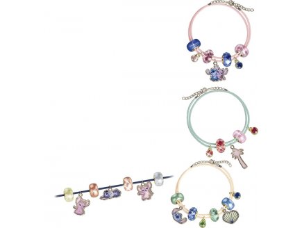 Coffret bijoux �tincellants Stitch Disney - Lansay - 88208 - Jeu creation Bracelets, Colliers