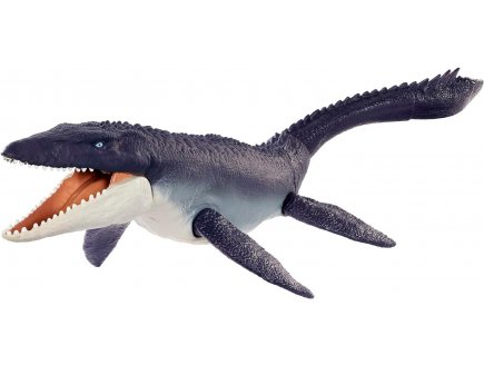 Coffret dinosaure protecteur des oceans : mosasaurus geant 71 cm - articule - dino - jurassic world - Mattel hnj57