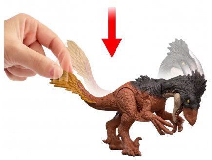 Coffret Dinosaure Rebirth Achillobator - Combat extr�me - Dino articul� 15.5 cm - Jurassic World - Mattel